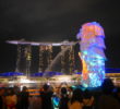 i Light Marina Bay!!シンガポール屈指のマリーナベイの夜景がいつもに増して輝きまくってる